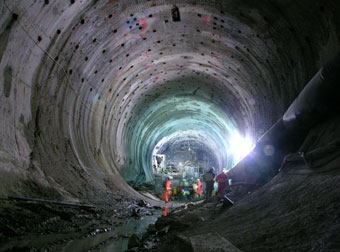 Túnel de la Base Gotthard, a un 66% de excavado; Noviembre 2006